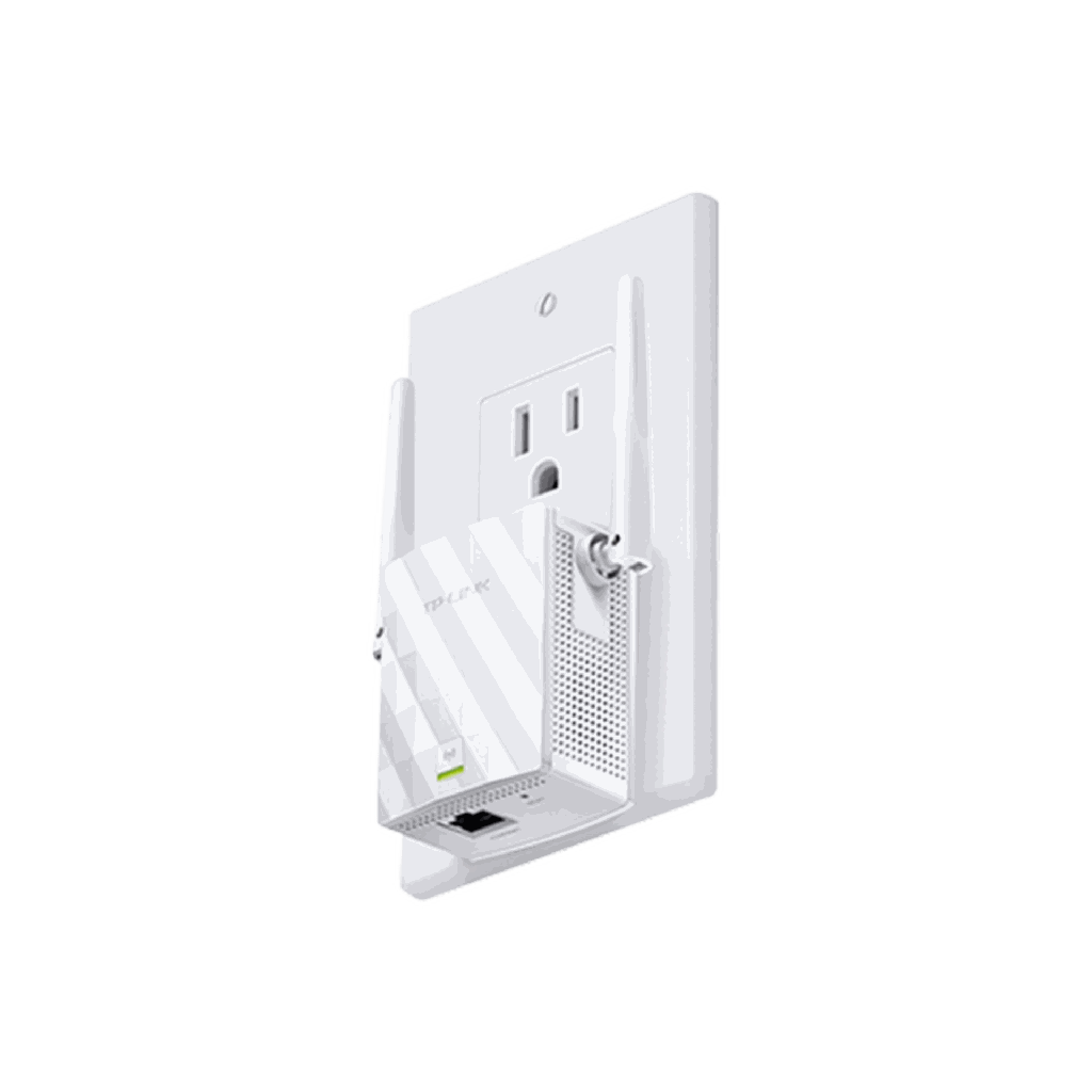 TL-WA855RE | EXTENSOR DE RANGO  INALAMBRICO,CONECTOR DE PARED 300MBPS 2 ANTENAS EXTERNAS