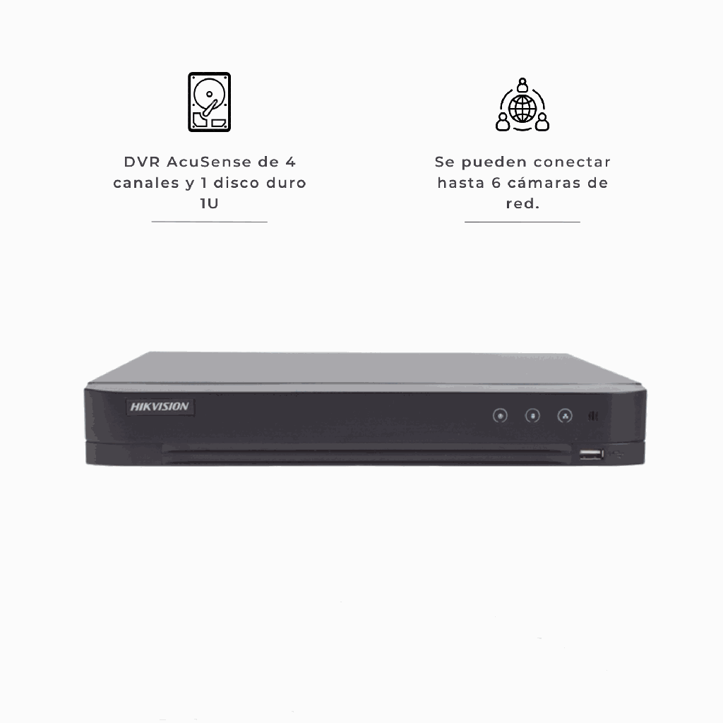 DS-7204HQHI-M1/S | DVR 4CH 4MP PBO HD 5.0