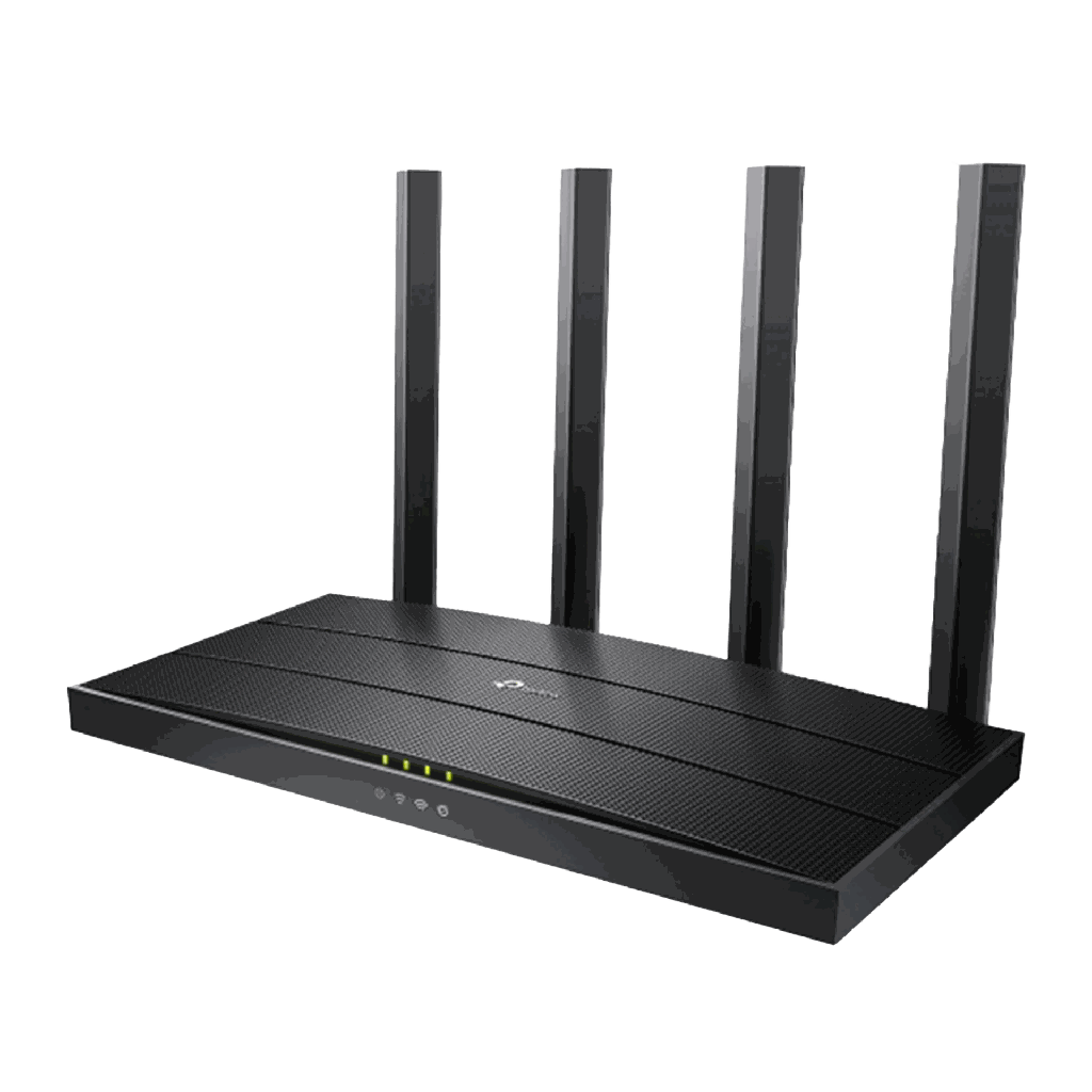 AX12 | ROUTER AX1500 Dual-Band Wi-Fi 6 SPEED: 300 Mbps at 2.4 GHz + 1201Mbps at 5 GHz