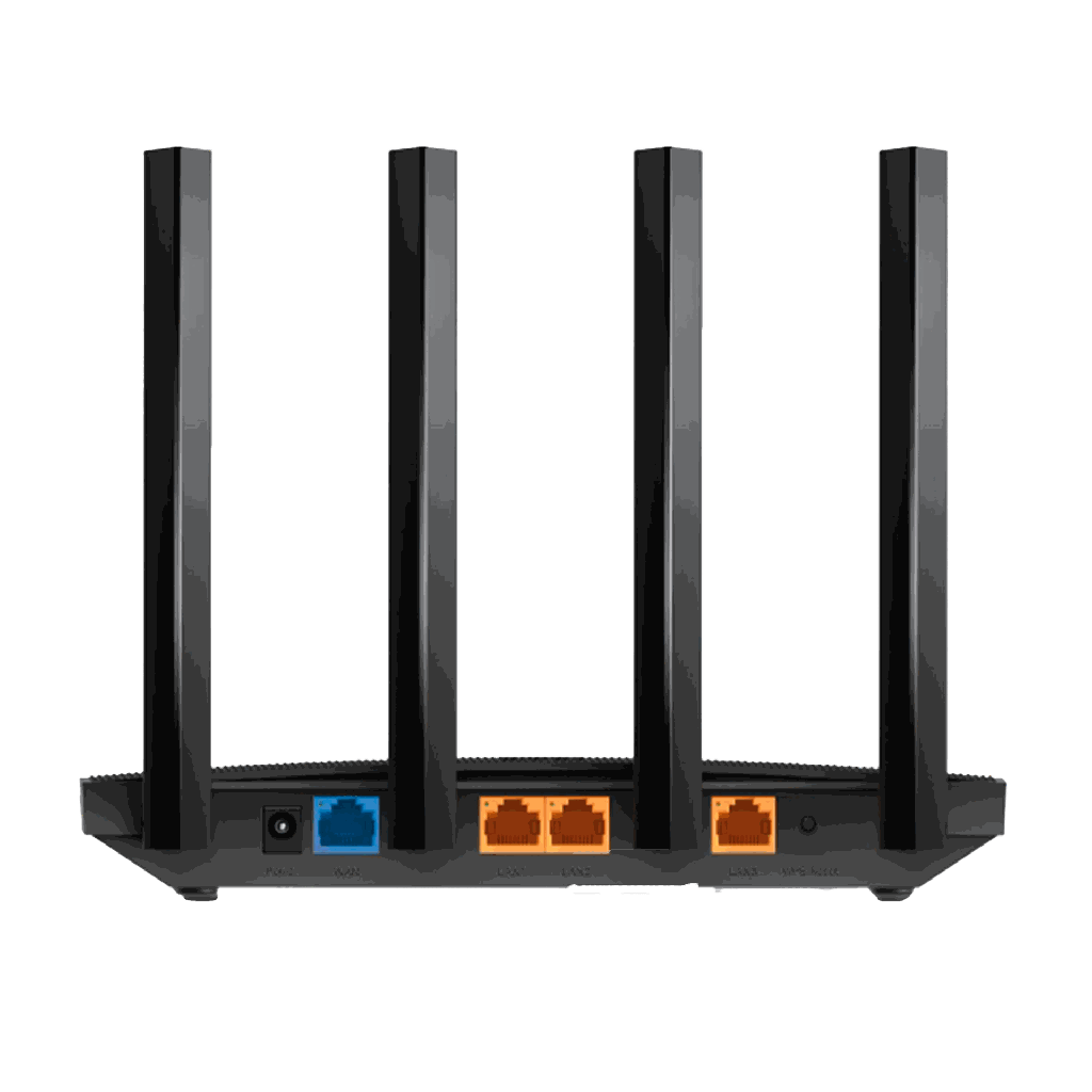 AX12 | ROUTER AX1500 Dual-Band Wi-Fi 6 SPEED: 300 Mbps at 2.4 GHz + 1201Mbps at 5 GHz