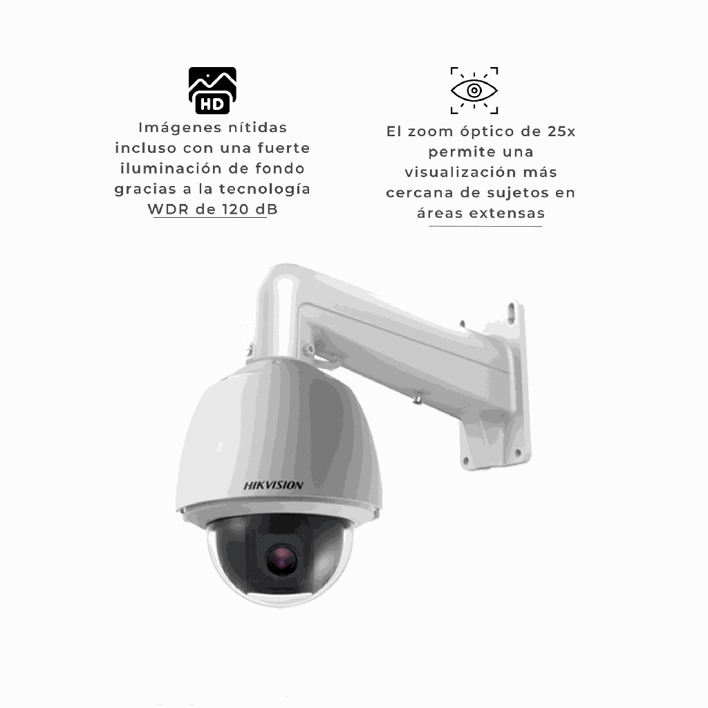 DS-2AE5225T-A | CAMARA DOMO PTZ 2MP 25X ANALOGA HIKVISION 