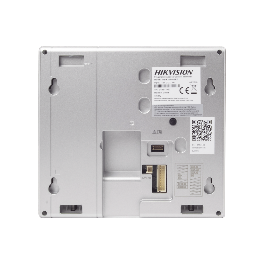 DS-K1T8003MF | TERMINAL CONTROL DE ACCESO