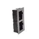 DS-KD-ACF2 | SOPORTE 2 MODULO PLASTICO