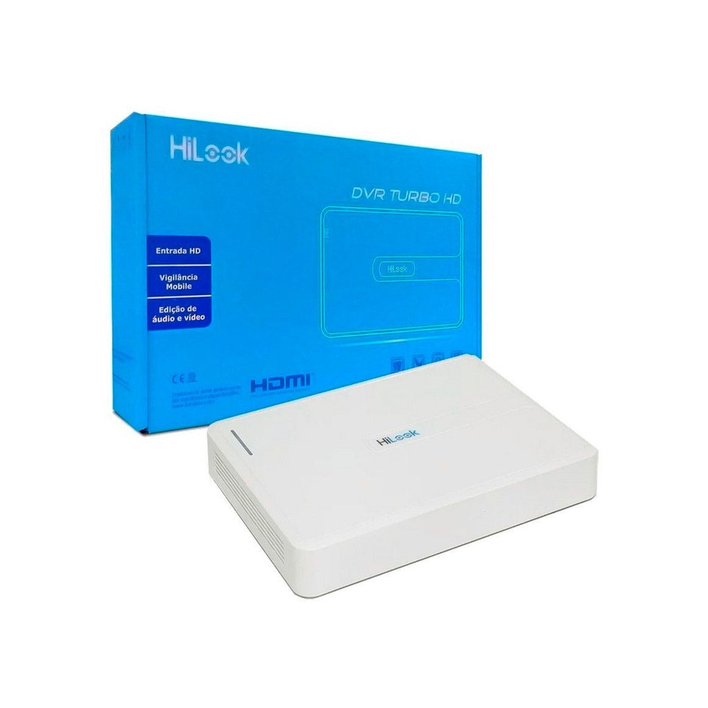 DVR-116G-F1 | MINI DVR 16CH TURBO HD 1BAHIA/6TBH.264+ 2CH IP 30FPS HDMI/VGA HILOOK