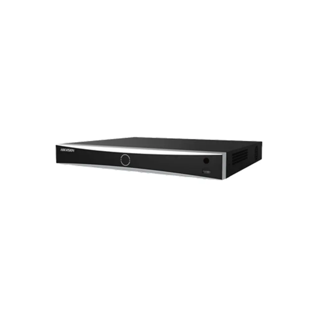 DS-7616NXI-K2 | NVR 12 Megapixel (4K) / 16 canales IP / AcuSense (Evita Falsas Alarmas) / Reconocimiento Facial / 2 Bahías de Disco Duro / HDMI en 4K / Sin Puertos PoE+ / Alarmas I/O