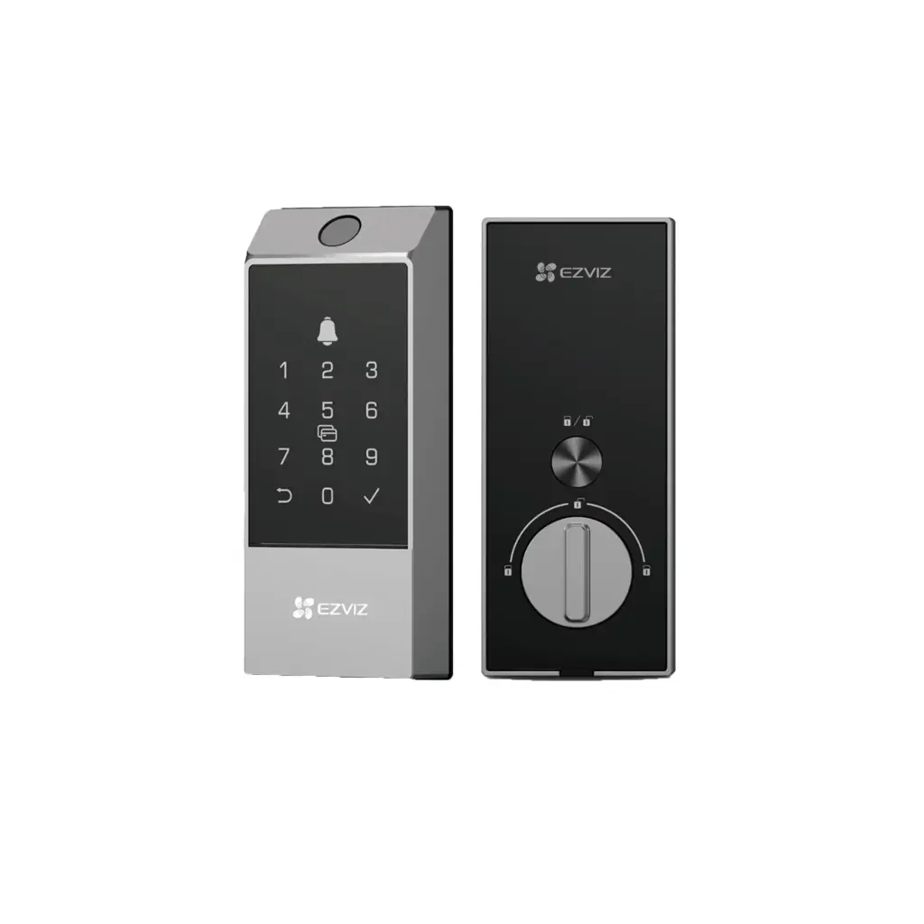 CS-DL04-R100-WP-GR | CERRADURA SMART PRO C/TECLADO, WIFI, BLUETHOOTH Y PROXIMIDAD EZVIZ