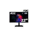 22B35HM23 | Monitor AOC LED Profesional plano 21.5 VA Full HD (1920 X 1080) / 120Hz / 1 ms / VGA / HDMI /Base Fija / Kensington Lock / Adaptive Sync