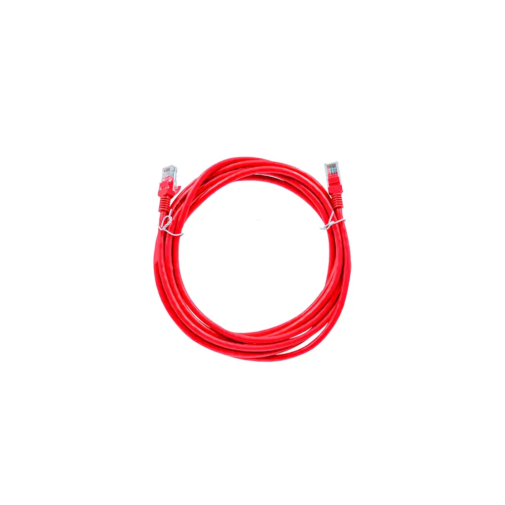 PATCH CORD CAT 6  10 FT   ROJO 