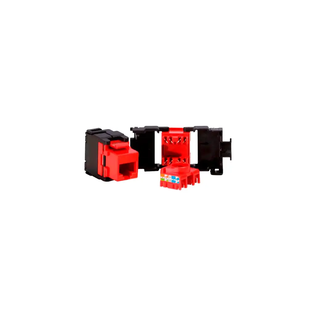 NJR6-2600 | JACK CATEGORIA 6 UTP ROJO