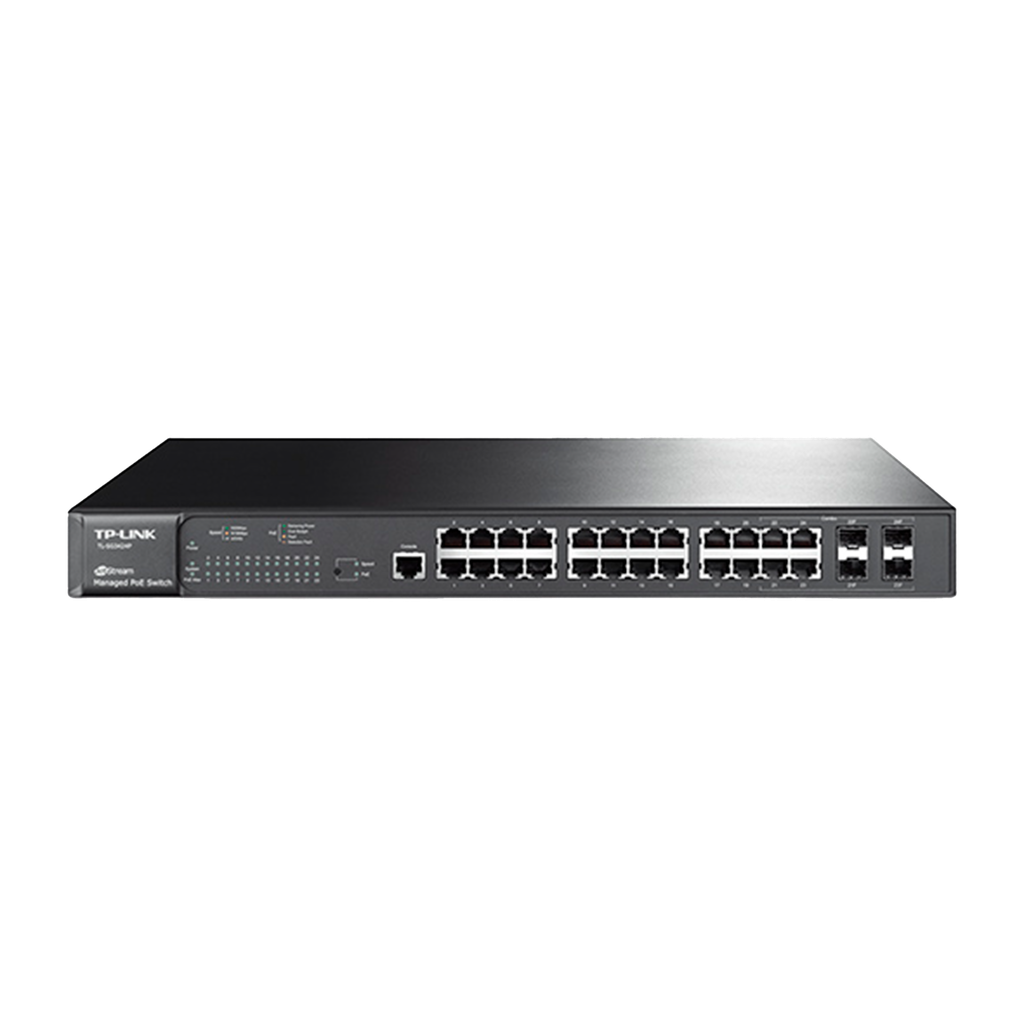 TL-SG3424P | SWITCH TP-LINK ADMINISTRABLE JETSTREAM 24 PUERTOS GIGABIT 