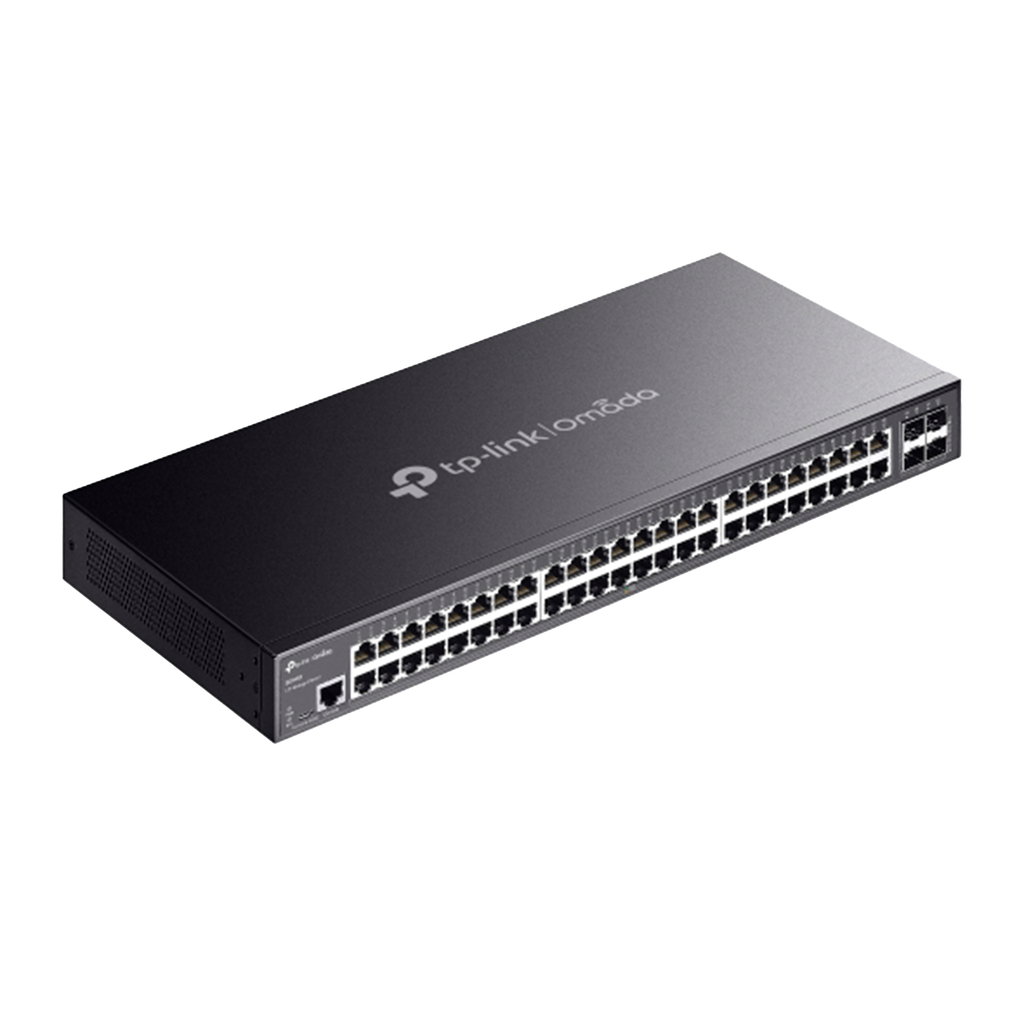 TL-SG3452 | SWITCH TP-LINK ADMINISTRABLE 48 PUERTOS GIGABIT L2 4 RANURAS SFP JETSTREAM