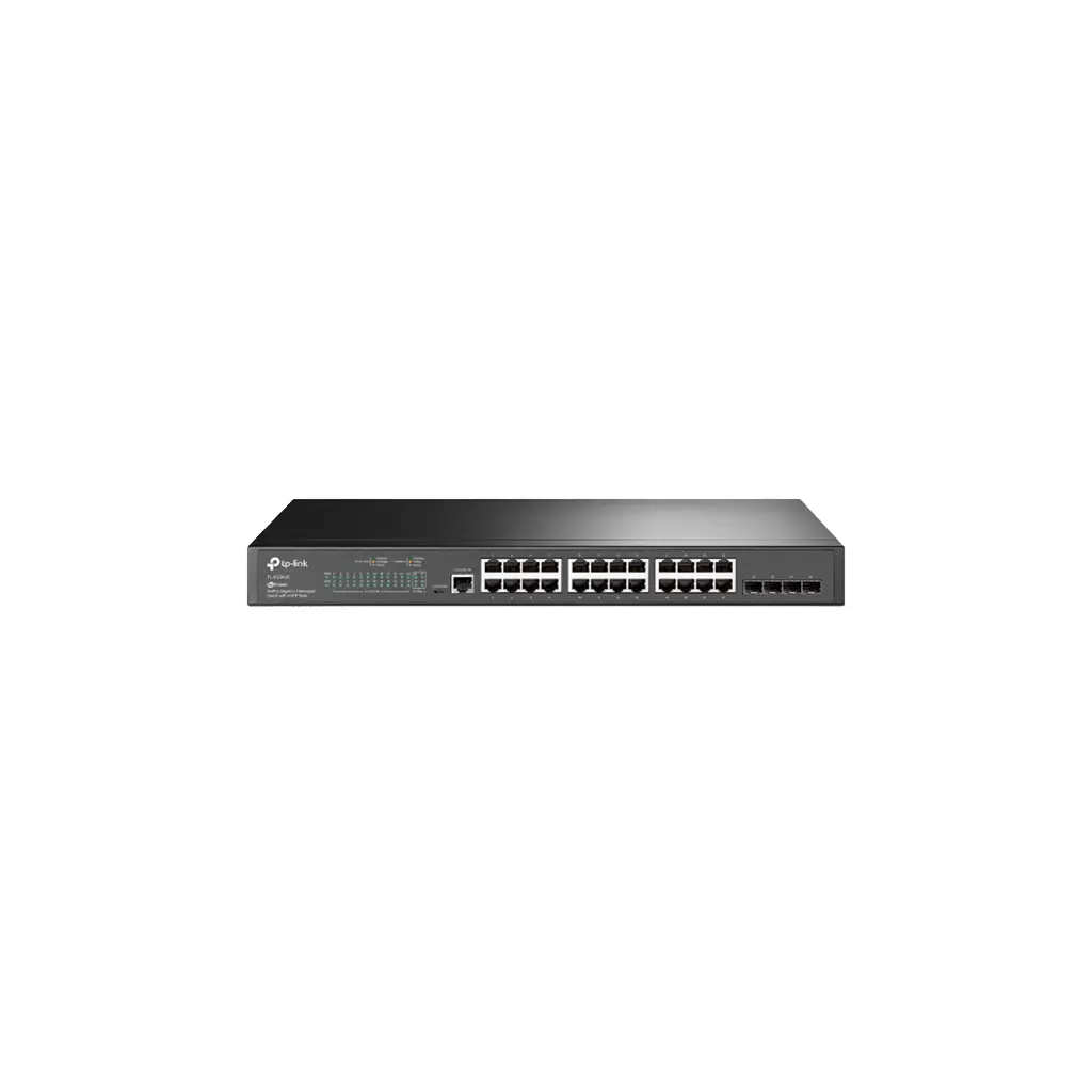 SWITCH 24 PUERTOS GIGABIT TPLINK ADMINISTRABLE L2+CON 4 RANURAS SFP