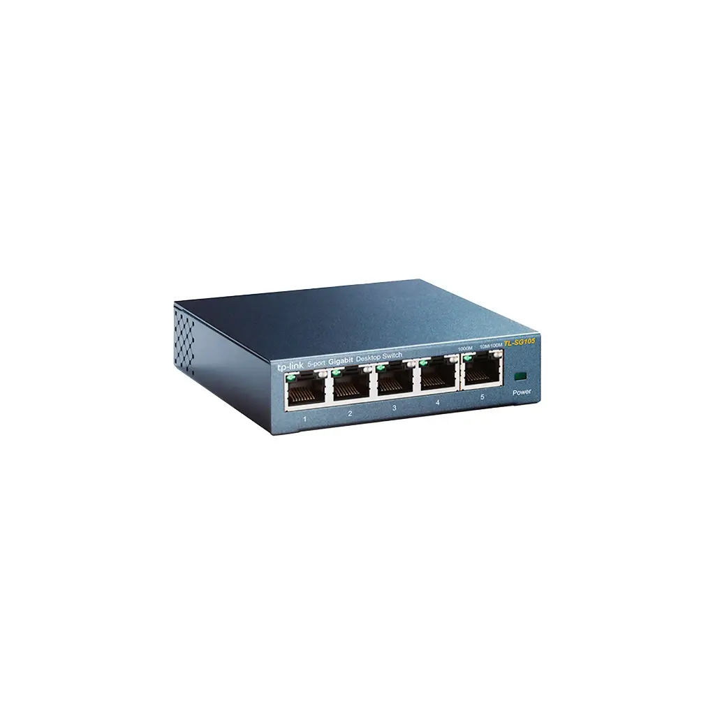 TL-SG105 | SWITCH TP LINK NO ADMINISTRABLE 5 PUERTOS DE 10/100/1000 MBPS