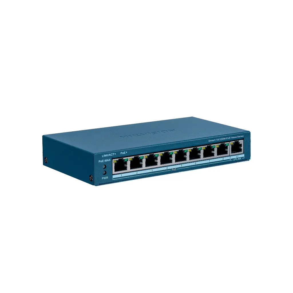 DS-3E1309P-EI/M | SWITCH ADMINIOSTRABLE POE 8 PUERTOS 