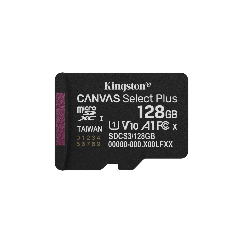 SDCS3/128GB | MICRO SD 128G CANVAS SELECT  PLUS GEN 3 KINGSTON