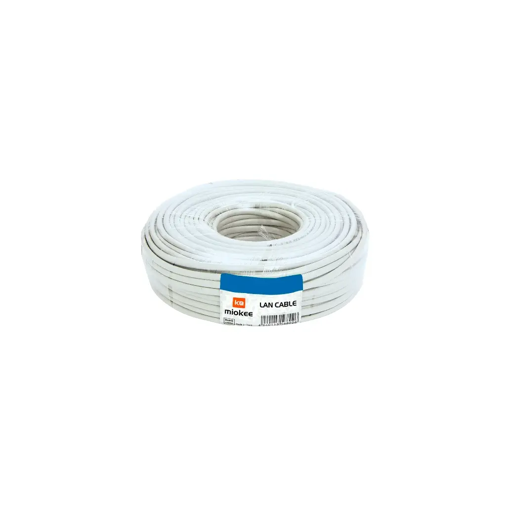 CAT5E100M  | CABLE UTP CAT 5E INTERIOR 100M BLANCO MIOKKE